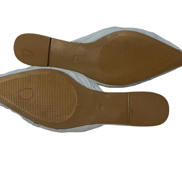 Lulus Suede Knotted Pointed Toe Flats - Picture 5 of 8